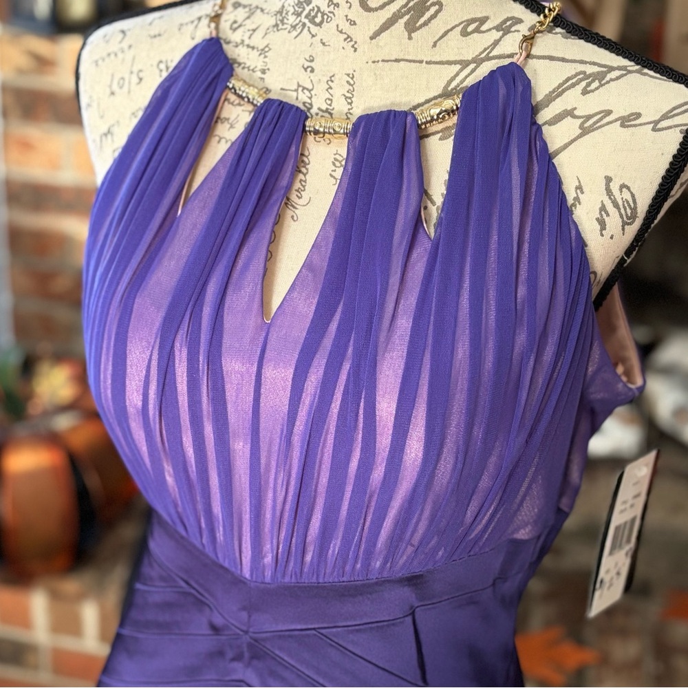 Jax Purple Backless Dress - Picture 2 of 6